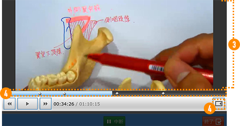 動画再生画面 スマホ用ログインの場合